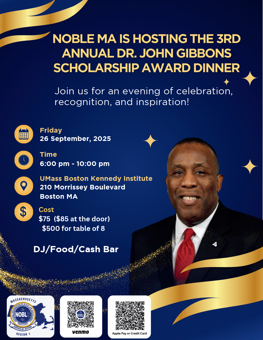 NOBLE AWARD DINNER Flyer